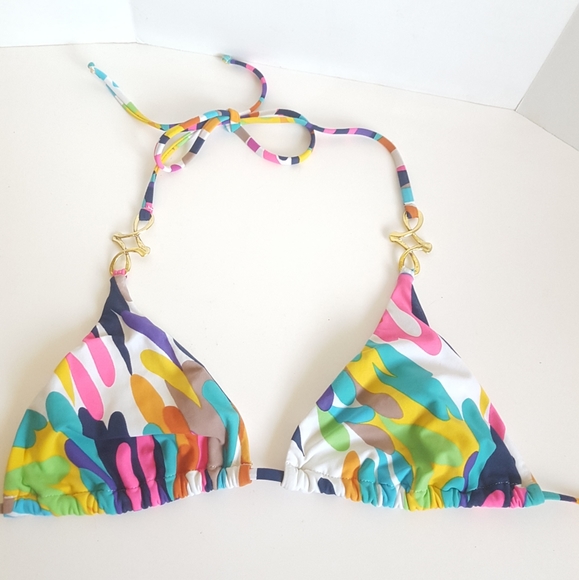 Trina Turk Bikini Top 💕 A - B Cup - Picture 1 of 9
